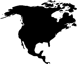 clipart of north america